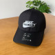 Black Daily Letters Patchwork Hat