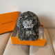 Black Street Letters Embroidered Distressed Hat
