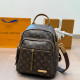Brown Street Letters Patchwork Zipper Contrast Bags