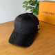 Black Street Letters Patchwork Hat