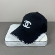 Black Casual Letters Embroidered Contrast Hat