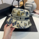 Black Casual Butterfly Letters Embroidered Patchwork Hat