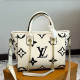 White Street Letters Patchwork Zipper Contrast Bags