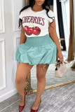 Pink Sexy Solid Color Patchwork Boot Cut High Waist Patchwork Bottoms