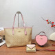 Pink Casual Letters Patchwork Zipper Contrast Bags