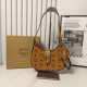 Orange Casual Letters Patchwork Contrast Bags