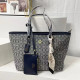 Blue Street Letters Patchwork Contrast Bags