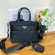 Black Casual Letters Patchwork Zipper Texture Bags
