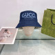 The cowboy blue Casual Letters Distressed Hat