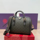 Brown Casual Letters Patchwork Zipper Contrast Bags