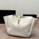 White Casual Letters Metal Accessories Trim Bags