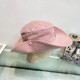 Pink Casual Letters Embroidered Buttons Hat