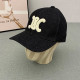Black Street Letters Patchwork Contrast Hat