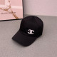 Black Daily Letters Patchwork Contrast Hat