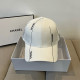 White Street Letters Patchwork Contrast Hat