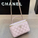 Pink Casual Solid Color Patchwork Zipper Texture Bags