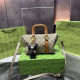 Khaki Casual Letters Patchwork Zipper Adjustable Bags
