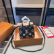 Black Casual Letters Patchwork Contrast Bags