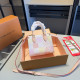 Yellow Pink Casual Plaid Patchwork Contrast Adjustable Bags