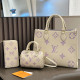 White Purple Casual Letters Patchwork Contrast Bags
