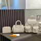 White Casual Letters Patchwork Zipper Embossed Bags