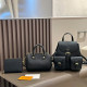 Black Casual Letters Patchwork Zipper Embossed Bags