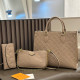 Khaki Casual Letters Patchwork Zipper Embossed Bags