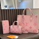 Orange Casual Letters Gradient Patchwork Zipper Bags