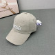 Grey Casual Letters Distressed Patchwork Contrast Hat
