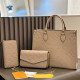 Khaki Casual Letters Patchwork Chains Embossed Bags