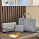 Blue Casual Letters Patchwork Chains Embossed Bags