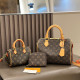 Orange Daily Letters Patchwork Zipper Contrast Bags