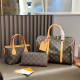 Orange Casual Letters Patchwork Zipper Contrast Bags