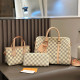 White Grey Casual Plaid Patchwork Zipper Contrast Bags