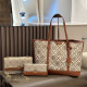 Brown Street Letters Patchwork Chains Contrast Bags