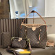 Brown Street Letters Patchwork Zipper Bags