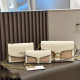 White Street Solid Color Patchwork Chains Bags