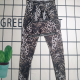 Black Brown Sportswear Leopard Print Backless Swimwears
