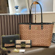 Black Street Letters Patchwork Chains Contrast Bags