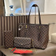 Black Brown Daily Plaid Patchwork Contrast Bags