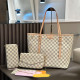 White Grey Daily Plaid Patchwork Contrast Bags