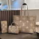 Khaki Daily Letters Patchwork Zipper Contrast Bags