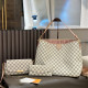 White Grey Street Plaid Patchwork Chains Contrast Bags