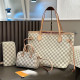 White Grey Daily Plaid Patchwork Contrast Bags