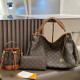 Orange Casual Letters Draw String Patchwork Bags