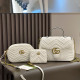White Daily Letters Metal Accessories Trim Zipper Texture Bags