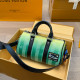 Gradient Color Street Gradient Zipper Contrast Bags