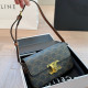 Brown Casual Letters Patchwork Contrast Adjustable Bags