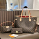 Apricot Daily Letters Patchwork Contrast Bags
