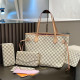 White Grey Daily Plaid Patchwork Contrast Bags